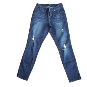 1822 Denim Skinny Distressed Jean's, Size 28
